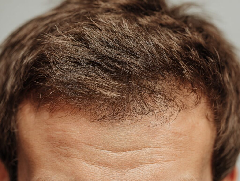 mens hair scalp